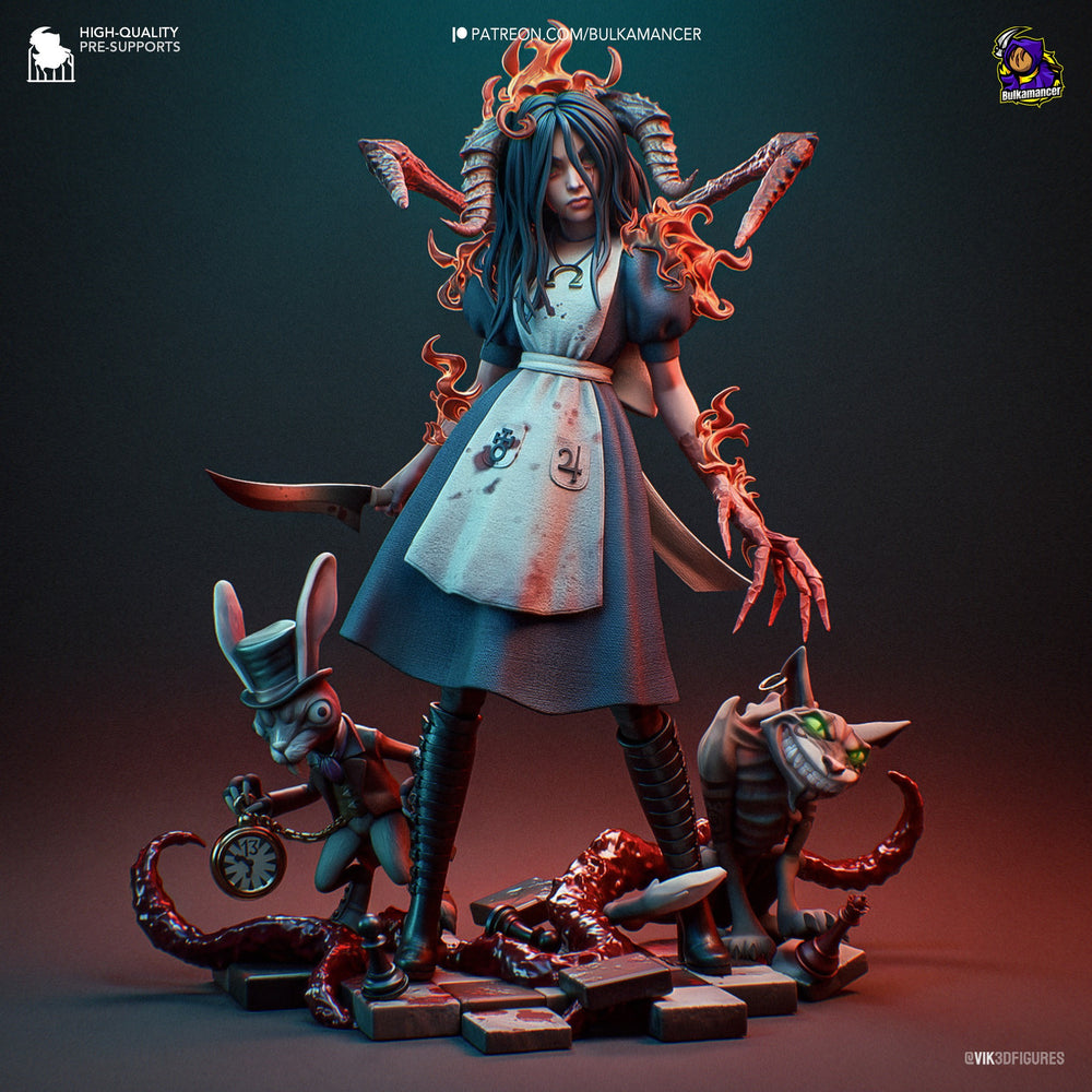 American McGee's Alice | 200mm — Statue by Bulkamancer
