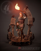 Amicia and Hugo — a plague tale — Statue by H3llcreator