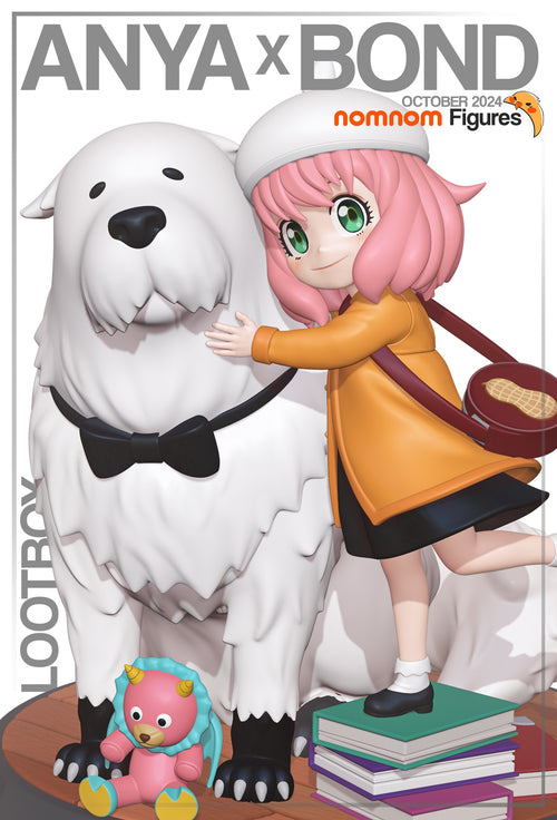 Anya x Bond — SpyxFamily — Statue by NomNom