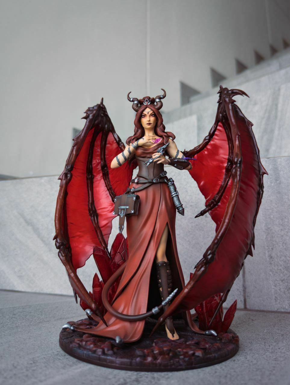 Areelu Vorlesh | Pathfinder: Wrath of the Righteous — Statue by Bulkamancer