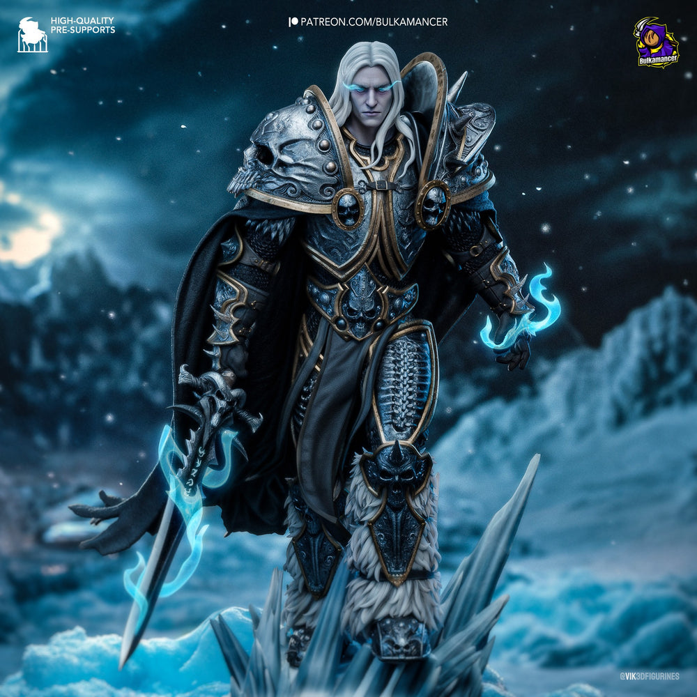 Arthas — World of Warcraft — Statue by Bulkamancer
