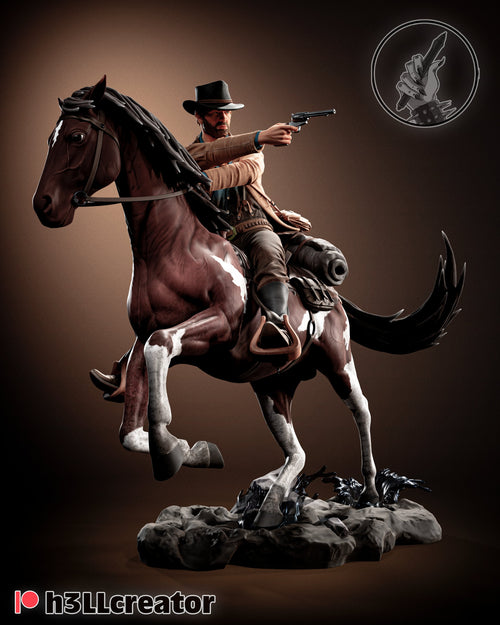 Arthur Morgan — red dead redemption 2 — Statue by H3llcreator