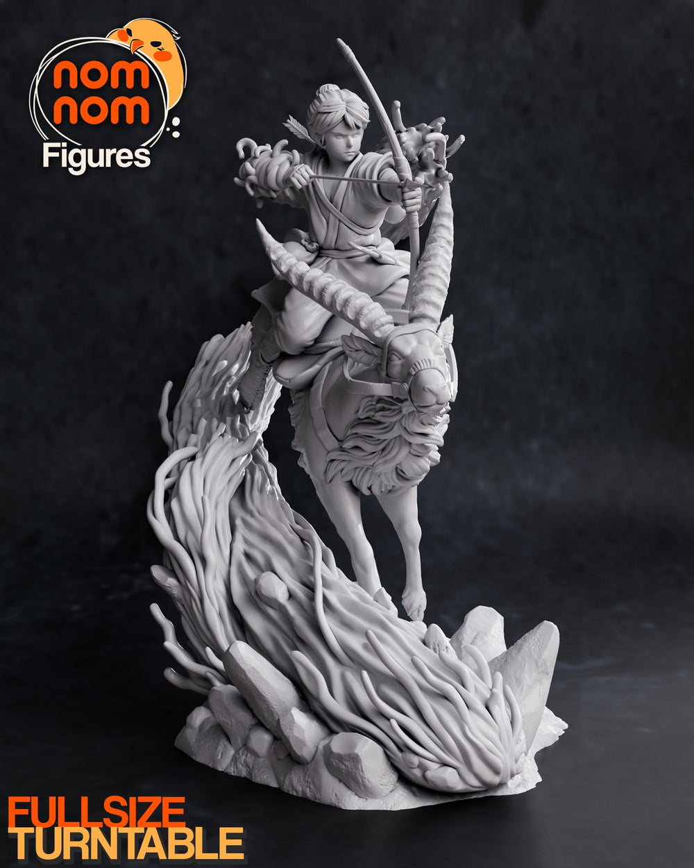 Ashitaka — Princess Mononoke — Statue by NomNom