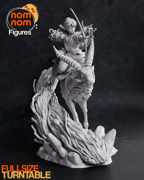 Ashitaka — Princess Mononoke — Statue by NomNom