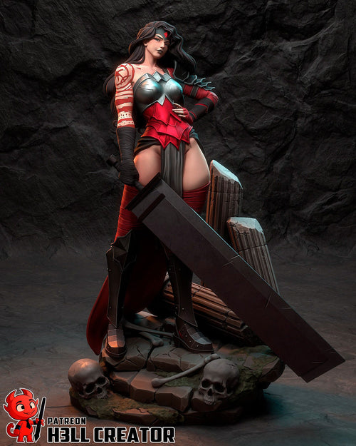 Absolute Wonder Woman — Absolute Wonder — Statue by H3llcreator