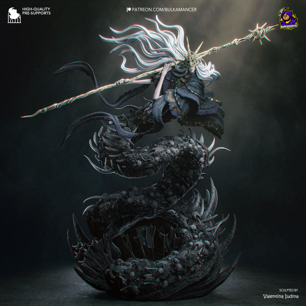 Aldrich — dark souls — Statue by H3llcreator