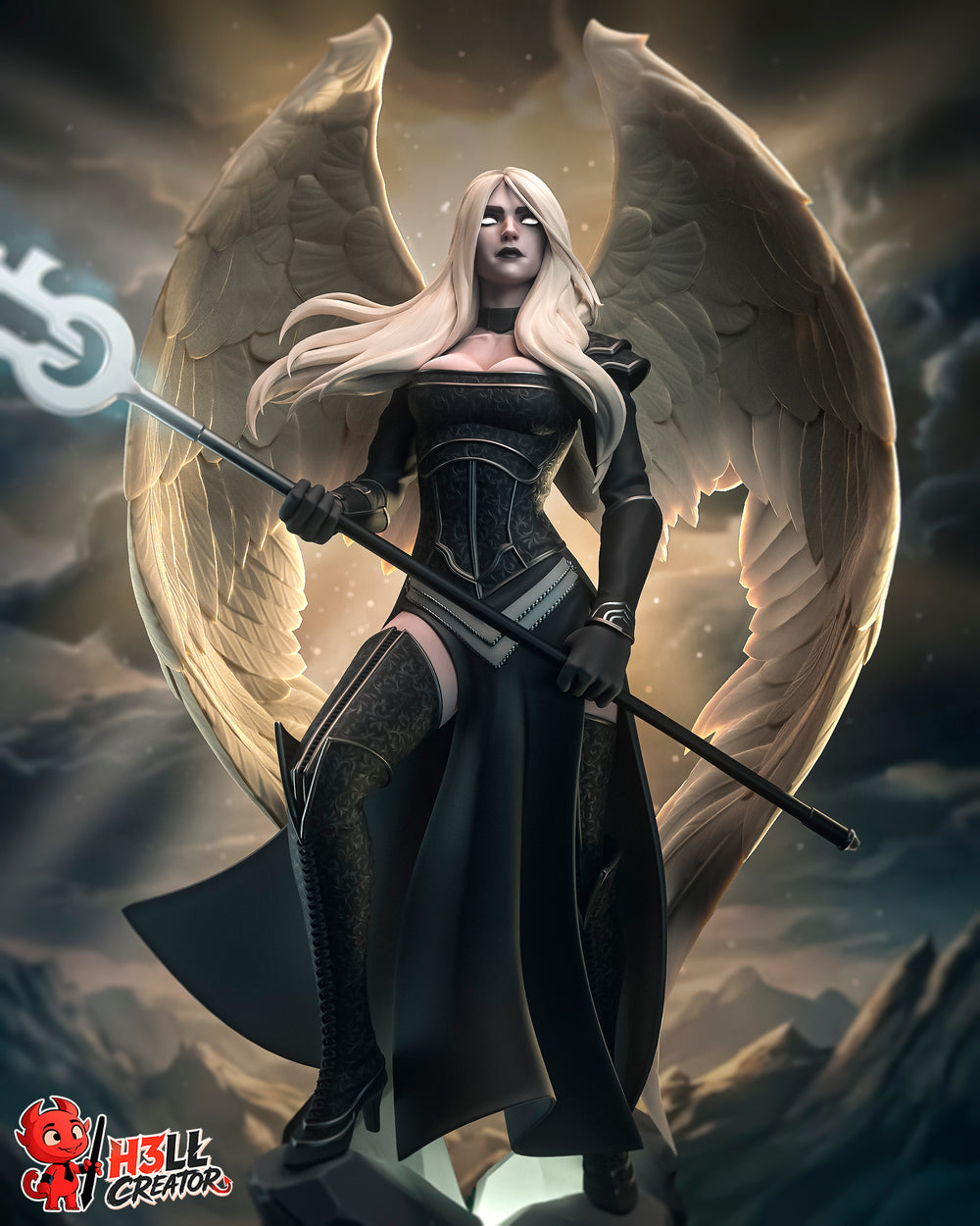 Avacyn — alara — Statue by H3llcreator