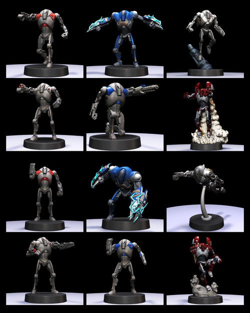Legion Scale B2 Battle Droids Pack - Miniature