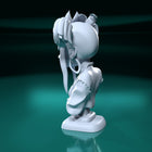 Baby Viking — chibi — Statue by H3llcreator