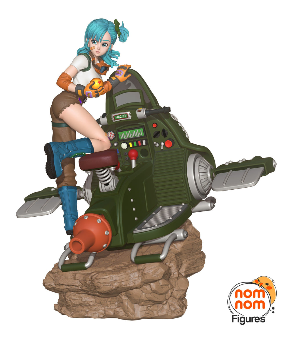 Bulma — Dragon Ball — Statue by NomNom