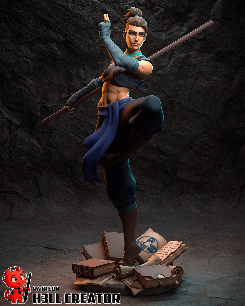 Beauregard — fantasy-figure — Statue by H3llcreator