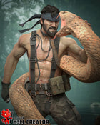 Big Boss — hideo-kojima — Statue by H3llcreator