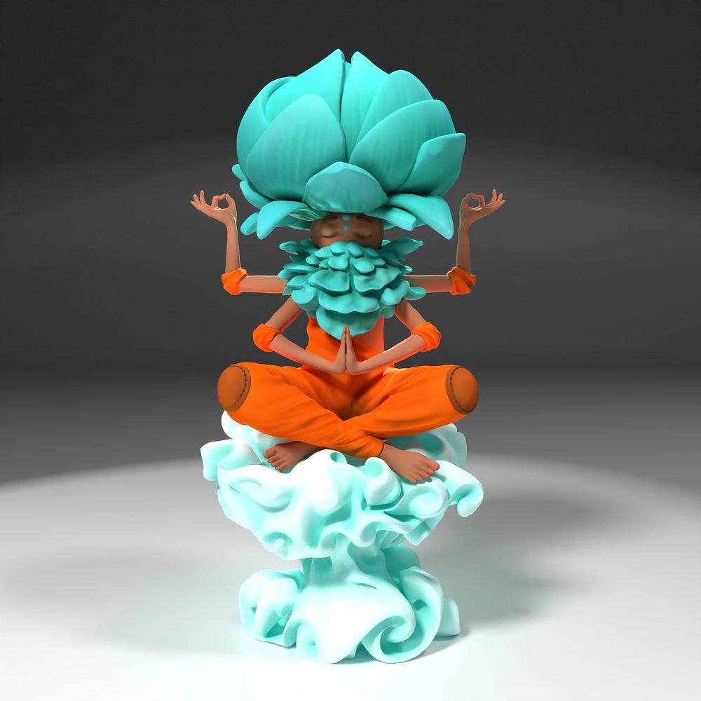 Cabbage yogi — cabbage — Statue by H3llcreator