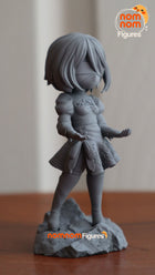 Chibi 2B and 9S — Nier Automata — Statue by NomNom