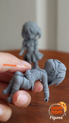 Chibi 2B and 9S — Nier Automata — Statue by NomNom