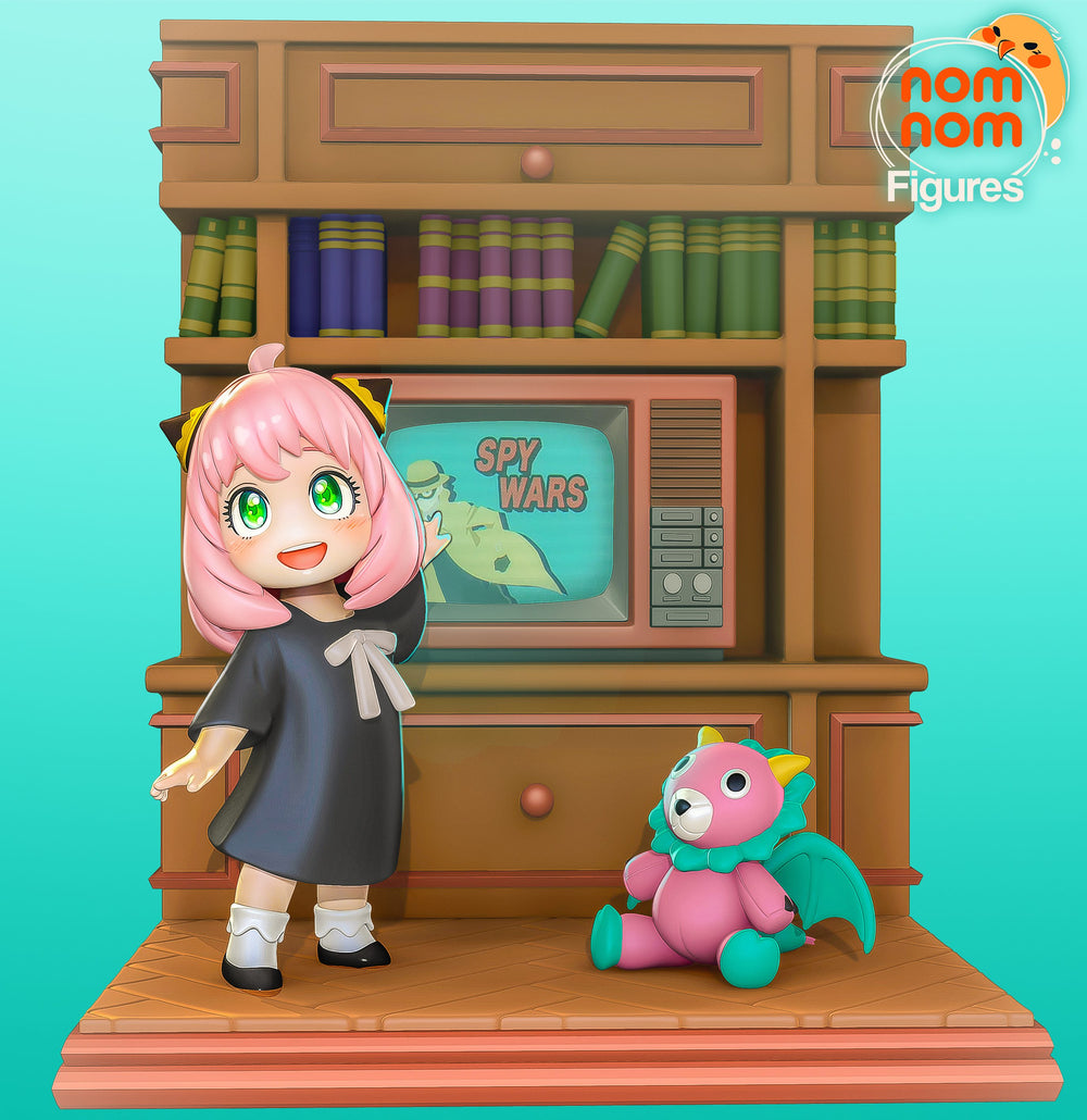 Chibi Anya Forger — Spy x family — Statue by NomNom