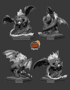 Chibi Balrog — Lord of the Rings — Statue by NomNom