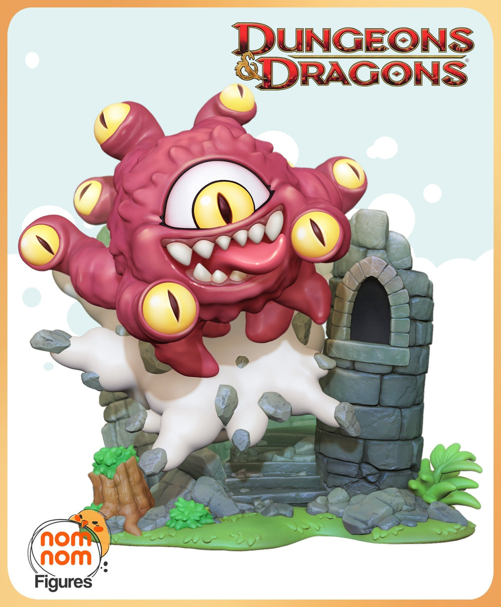Chibi Beholder — Dungeons and Dragons — Statue by NomNom