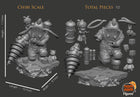 Chibi Big Daddy and Little Sister — Statue by NomNom