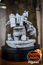 Chibi Big Daddy and Little Sister — Statue by NomNom