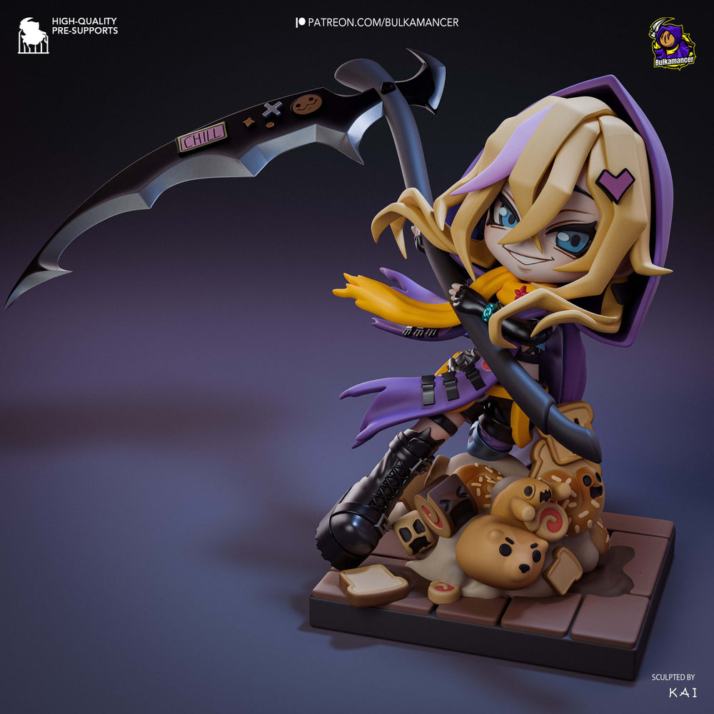 Chibi Bulka — Unbreadable — Statue by Bulkamancer
