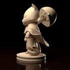 Chibi Cat Bard — anime-style — Statue by H3llcreator