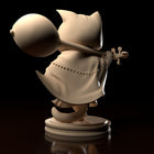 Chibi Cat Bard — anime-style — Statue by H3llcreator