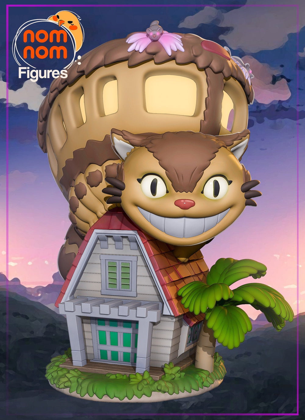 Chibi Catbus — My Neighbour Totoro — Statue by NomNom