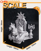 Chibi Cerberus — Hades — Statue by NomNom