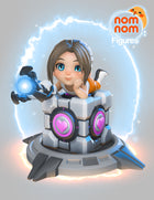 Chibi Chell — Portal — Statue by NomNom