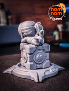 Chibi Chell — Portal — Statue by NomNom