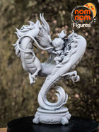 Chibi Chihiro and Haku — Statue by NomNom
