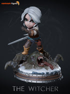 Chibi Ciri — Witcher — Statue by NomNom