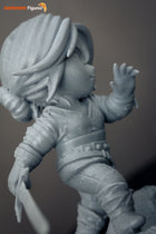 Chibi Ciri — Witcher — Statue by NomNom