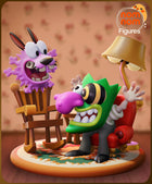 Chibi Courage the Cowardly Dog — Statue by NomNom