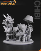 Chibi Courage the Cowardly Dog — Statue by NomNom