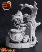 Chibi Dark Magician Girl — YuGiOh — Statue by NomNom
