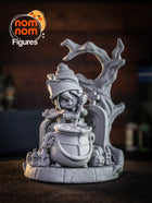 Chibi Dark Magician Girl — YuGiOh — Statue by NomNom