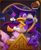 Chibi Darkwing Duck — Statue by NomNom
