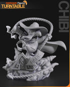 Chibi Darkwing Duck — Statue by NomNom