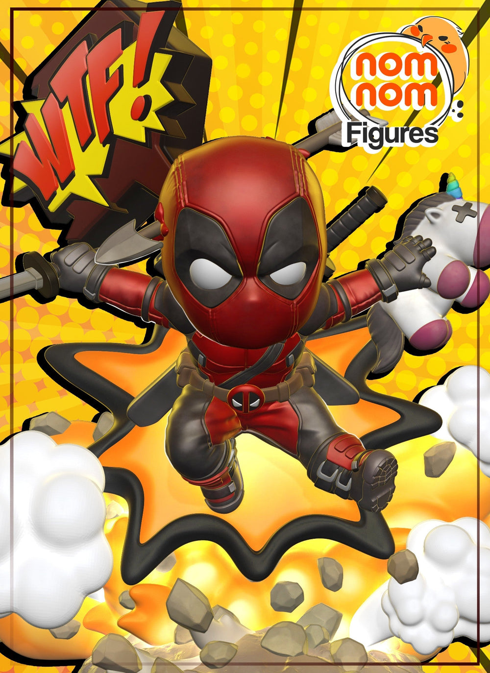 Chibi Deadpool — Statue by NomNom