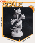 Chibi Derpy Tiamat — Statue by NomNom