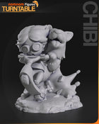 Chibi Ein &amp; Edward — Cowboy Bebop — Statue by NomNom