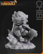 Chibi Ein &amp; Edward — Cowboy Bebop — Statue by NomNom