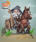 Chibi Gandalf — Lord of the rings — Statue by NomNom