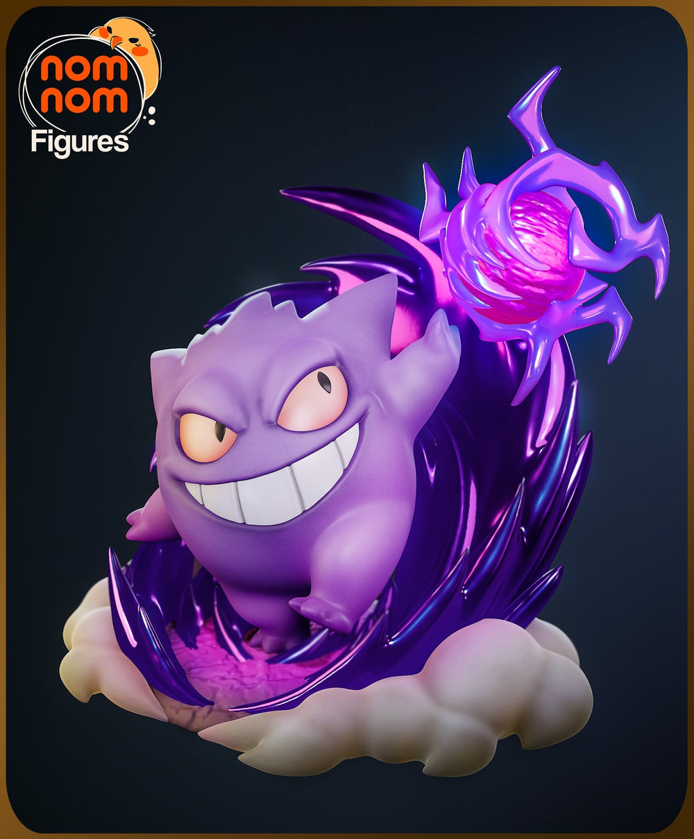 Chibi Gengar — Pokemon — Statue by NomNom