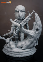 Chibi Geralt — Witcher — Statue by NomNom