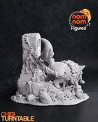 Chibi Great Grey Wolf Sif — Dark Souls — Statue by NomNom