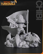 Chibi Helldiver — Helldivers 2 — Statue by NomNom
