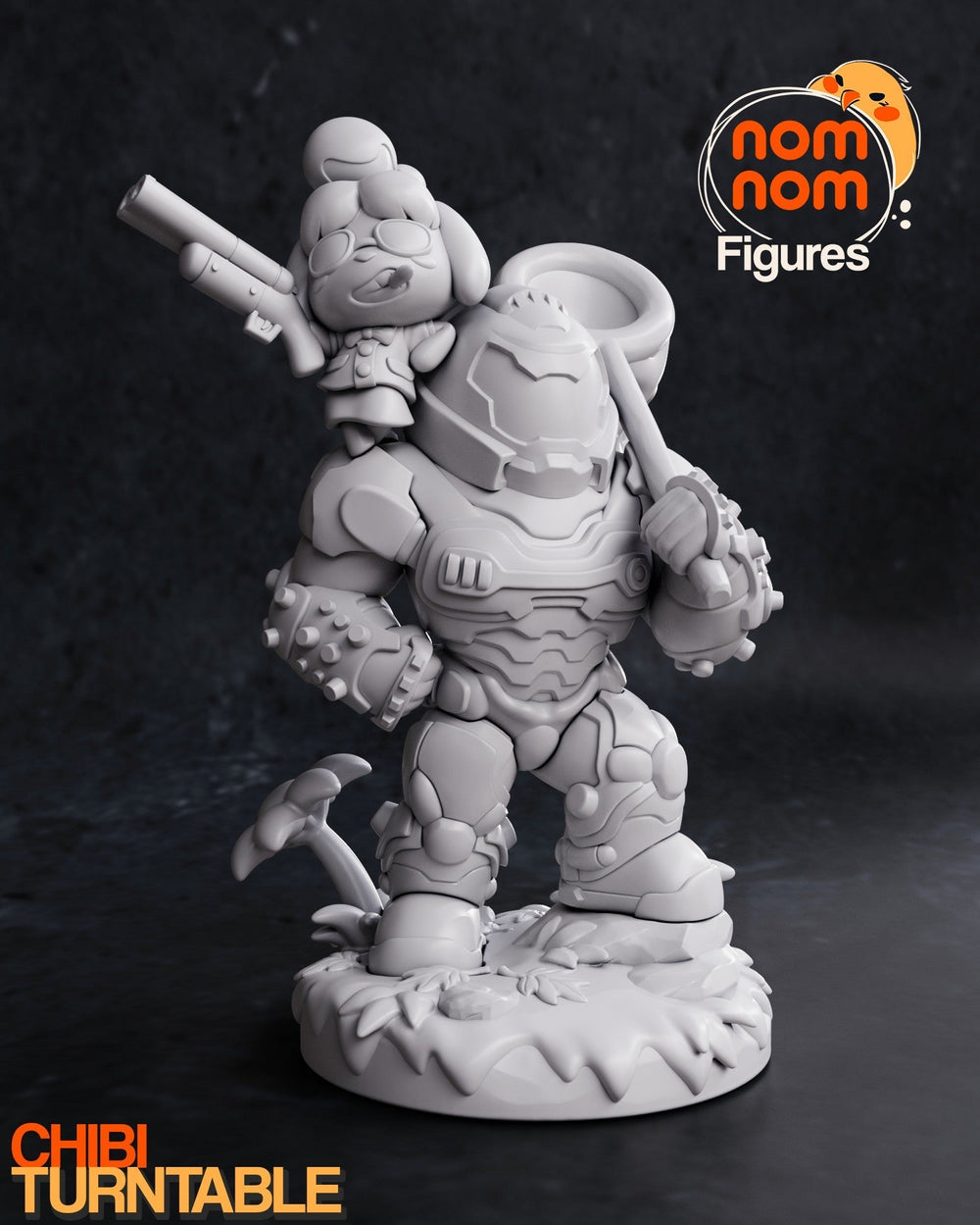 Chibi Isabelle — Doom Crossing Meme — Statue by NomNom